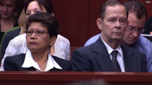 Zimmerman's Parents. One white, one hispanic.